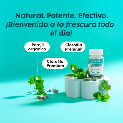 Deos™ Cápsulas - Neutraliza olores corporales desde la raíz